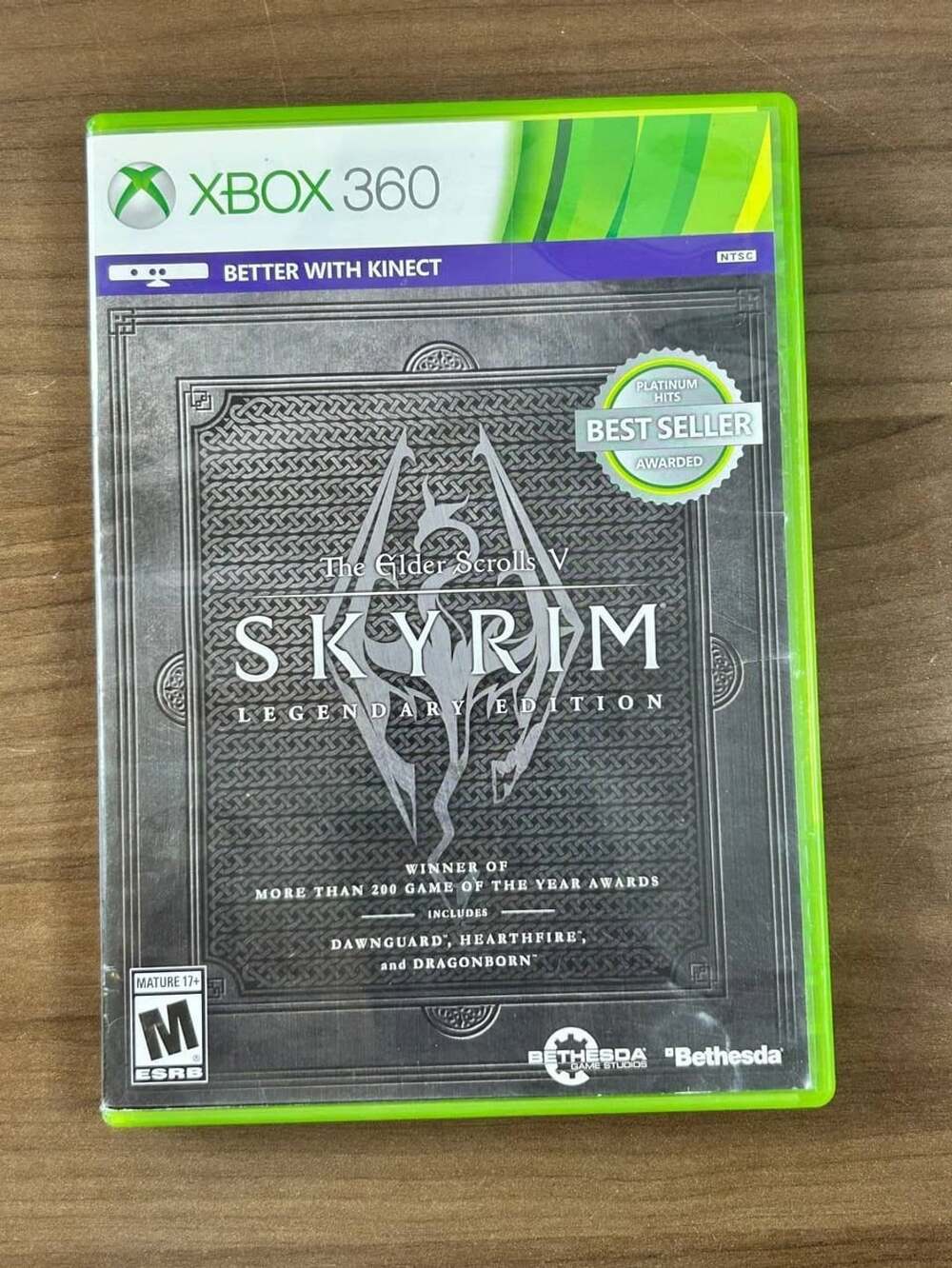 The Elder Scrolls V Skyrim Legendary Edition Xbox 360 2013 2 Discs with Case